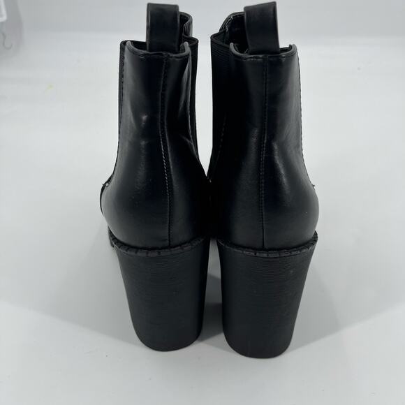 Soda Y2K Chunky Chelsea Womens Boots Sz 9 Lug Sole Grunge Ankle Punk Edgy Street - Picture 5 of 12